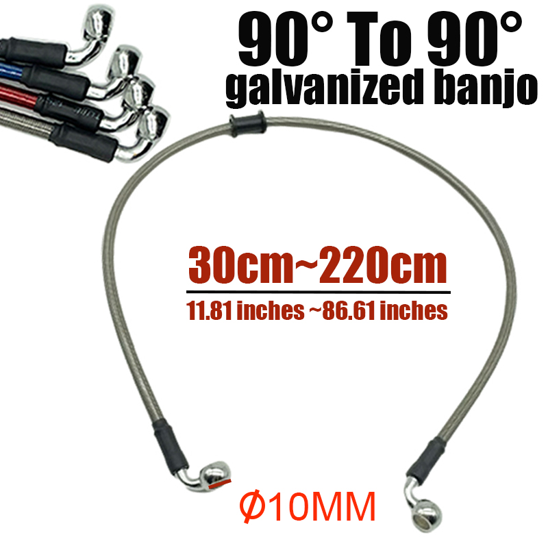 Braided Line - 10mm 90 derece motosiklet kir bisiklet